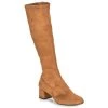 Chaussures Femme Bottes ville Unisa LARTI Camel -Bottes popular shop 19862281 500 A