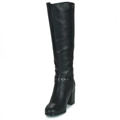 Chaussures Femme Bottes ville The Divine Factory LH2080D Noir -Bottes popular shop 19924412 500 C