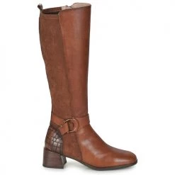 Chaussures Femme Bottes ville Hispanitas ALEXA Marron -Bottes popular shop 19935624 500 B