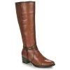 Chaussures Femme Bottes ville Dorking ALEGRIA Marron