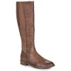 Chaussures Femme Bottes ville Mam'Zelle SAPA Marron