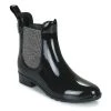 Chaussures Femme Bottes de pluie Les Tropéziennes par M Belarbi RAINBOO Noir / Argenté -Bottes popular shop 20044172 500 A
