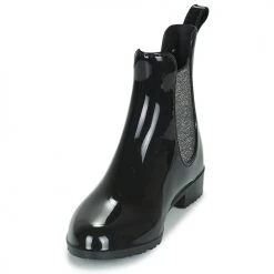 Chaussures Femme Bottes de pluie Les Tropéziennes par M Belarbi RAINBOO Noir / Argenté -Bottes popular shop 20044172 500 C