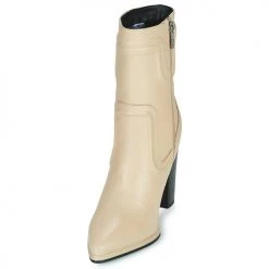Chaussures Femme Bottes ville Bronx NEXT AMERICANA Beige -Bottes popular shop 20175738 500 C