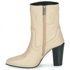 Chaussures Femme Bottes ville Bronx NEXT AMERICANA Beige -Bottes popular shop 20175738 500 D