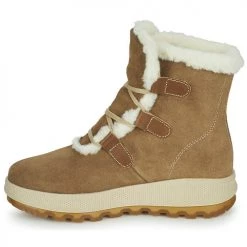 Chaussures Femme Bottes de neige Casual Attitude NAREIGNE Beige -Bottes popular shop 20286178 500 D