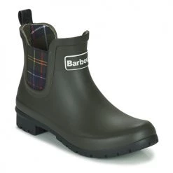 Chaussures Femme Bottes de pluie Barbour KINGHAM Green