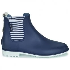 Chaussures Femme Bottes de pluie Be Only CHARLENE Marine / Blanc -Bottes popular shop 21125702 500 B