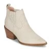 Chaussures Femme Bottes ville Bronx JUKESON Beige -Bottes popular shop 21191036 500 A