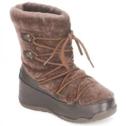 Chaussures Femme Bottes de neige FitFlop SUPERBLIZZ Chocolat