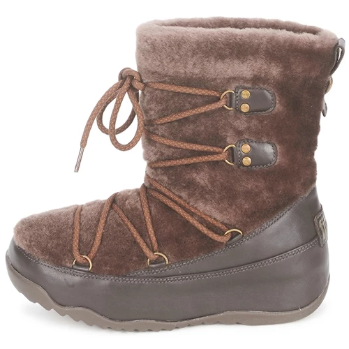 Chaussures Femme Bottes de neige FitFlop SUPERBLIZZ Chocolat 6 Chaussures Femme Bottes de neige FitFlop SUPERBLIZZ Chocolat – Image 4