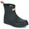 Chaussures Femme Bottes de pluie Hunter Play Short Boot Noir