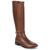 Chaussures Femme Bottes ville JB Martin LIDIA Marron