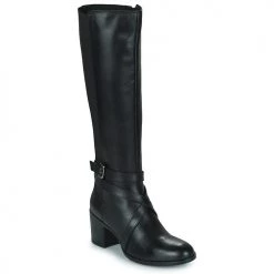Chaussures Femme Bottes ville Geox D NEW ASHEEL Noir