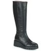 Chaussures Femme Bottes ville Wonders E-6240 Noir