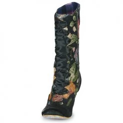 Chaussures Femme Bottes ville Irregular Choice CHIMNEY SMOKE Noir / Multicolore -Bottes popular shop 22899067 500 C
