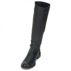 Chaussures Femme Bottes ville So Size BERTOU Noir -Bottes popular shop 234194 500 C