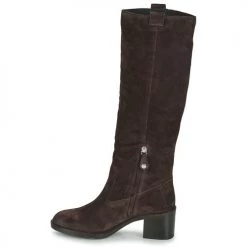 Chaussures Femme Bottes ville Geox D GIULILA F Marron -Bottes popular shop 23677359 500 D