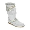 Chaussures Femme Bottes ville Now MATELI Gris / Argent