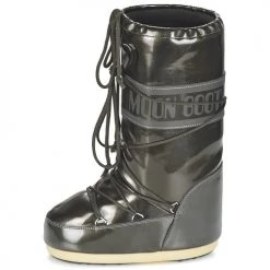 Chaussures Femme Bottes de neige Moon Boot MOON BOOT VYNIL MET Noir -Bottes popular shop 3327760 500 D