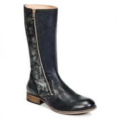 Chaussures Femme Bottes ville Kickers PENNYHO Noir Brillant