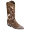 Chaussures Femme Bottes ville Now SATURNA Marron -Bottes popular shop 5807661 500 A