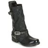 Chaussures Femme Bottes ville Airstep / A.S.98 SAINT EC BUCKLE Noir