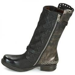 Chaussures Femme Bottes ville Airstep / A.S.98 SAINT EC BUCKLE Noir -Bottes popular shop 5983832 500 D