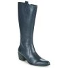 Chaussures Femme Bottes ville Betty London HERINE Bleu -Bottes popular shop 6015014 500 A