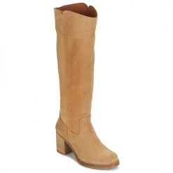 Chaussures Femme Bottes ville Casual Attitude HAPI Beige