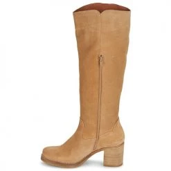 Chaussures Femme Bottes ville Casual Attitude HAPI Beige -Bottes popular shop 6016622 500 D