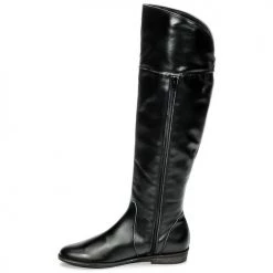Chaussures Femme Cuissardes So Size HOLA Noir -Bottes popular shop 6034250 500 D