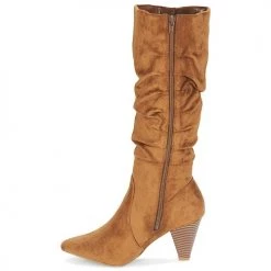 Chaussures Femme Bottes ville Moony Mood JULMA Marron -Bottes popular shop 7807860 500 D