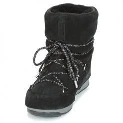 Chaussures Femme Bottes de neige Moon Boot LOW SUEDE WP Noir -Bottes popular shop 8035817 500 C