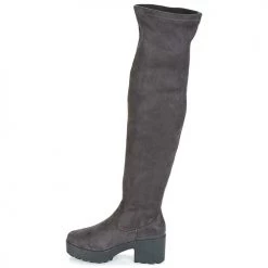 Chaussures Femme Cuissardes Coolway IMID Gris -Bottes popular shop 8059699 500 D