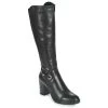 Chaussures Femme Bottes ville André ALBA Noir -Bottes popular shop 8397274 500 A