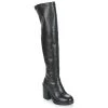 Chaussures Femme Cuissardes André JESSY Noir -Bottes popular shop 8397277 500 A