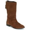 Chaussures Femme Bottes ville André LOULOUTE Camel -Bottes popular shop 8397287 500 A