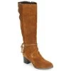 Chaussures Femme Bottes ville André TEENAGER Marron